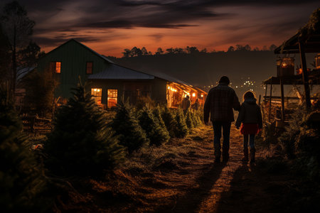 Christmas Tree Farm - Generative AIの素材