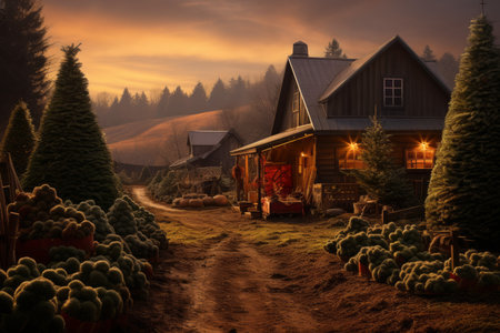 Christmas Tree Farm - Generative AIの素材