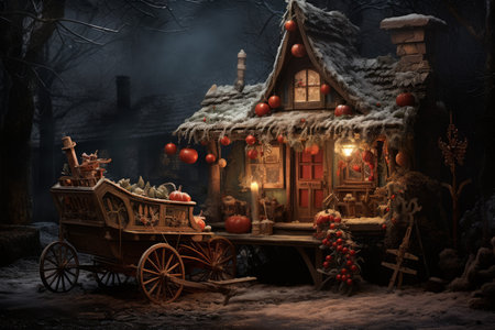 Santa's Sleigh - Generative AIの素材