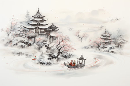 Santa's Sleigh - Generative AIの素材