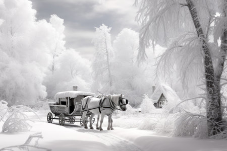 Santa's Sleigh - Generative AIの素材