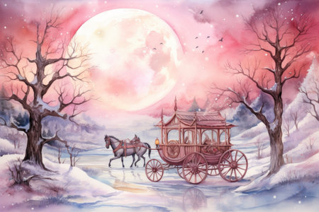 Santa's Sleigh - Generative AIの素材