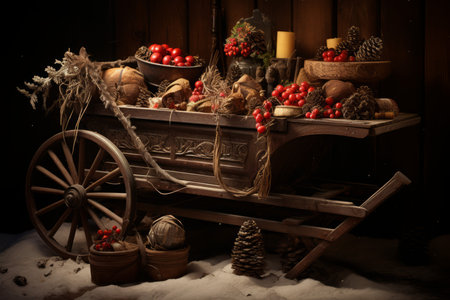 Santa's Sleigh - Generative AIの素材