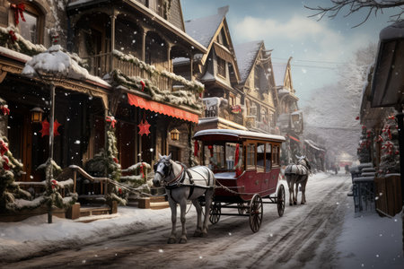 Santa's Sleigh - Generative AIの素材