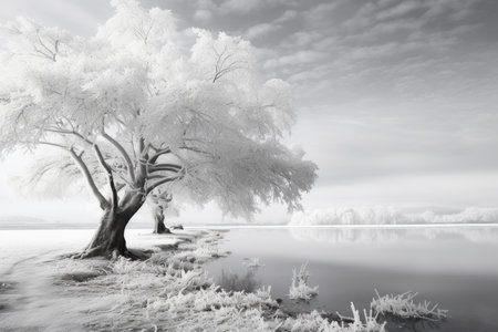 Frosty Morning Landscapes - Generative AIの素材