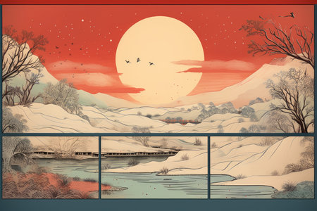Vintage Holiday Cards - Generative AIの素材