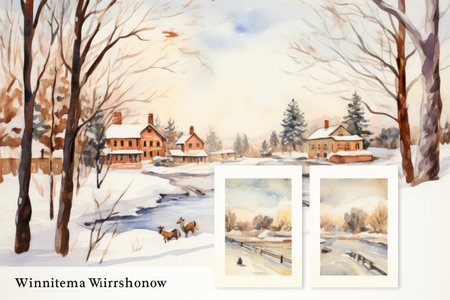 Vintage Holiday Cards - Generative AIの素材