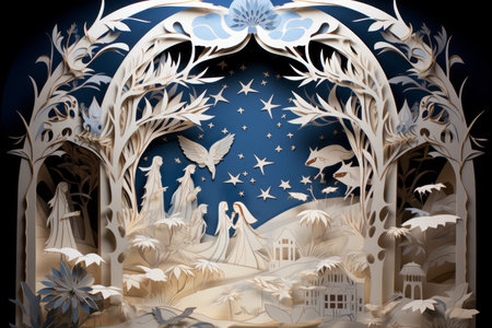 Nativity Art and Sculptures - Generative AIの素材