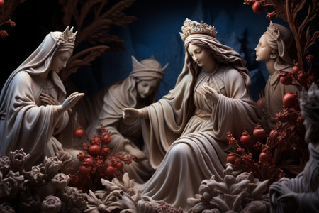 Nativity Art and Sculptures - Generative AIの素材