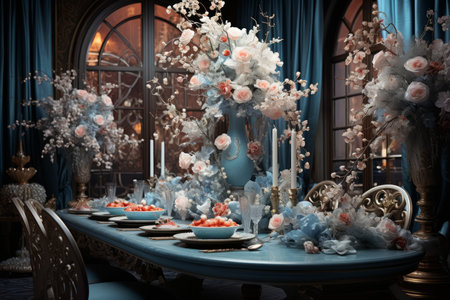 Festive Table Settings - Generative AIの素材