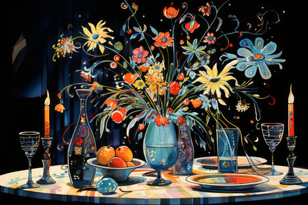 Festive Table Settings - Generative AIの素材