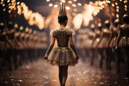 Nutcracker Ballet Rehearsals - Generative AIの素材