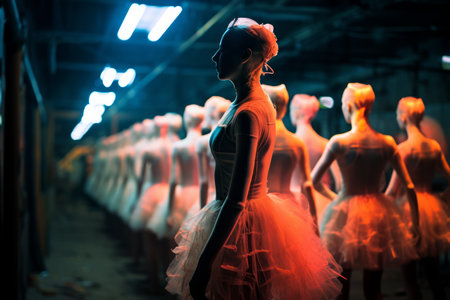 Nutcracker Ballet Rehearsals - Generative AIの素材