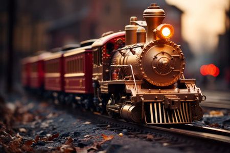 Christmas Train Sets - Generative AIの素材