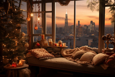 Christmas Mornings Around the World - Generative AIの素材