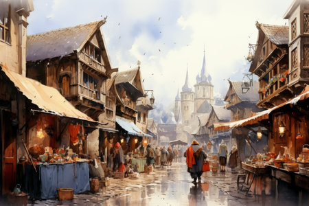 Yuletide Markets - Generative AIの素材