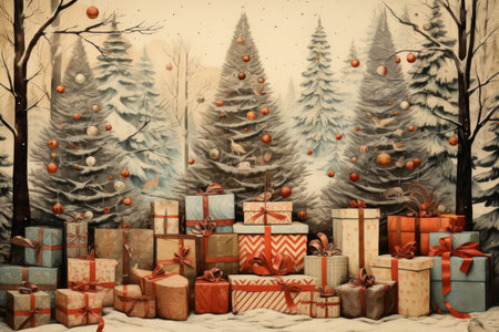 Handmade Christmas Gifts - Generative AIの素材