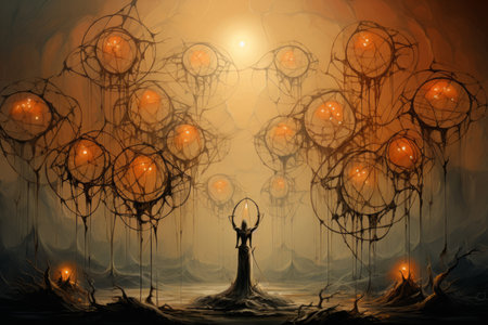 Gossamer-Woven Dreamcatchers - Generative AIの素材