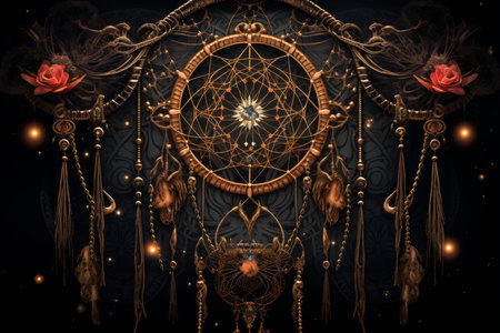 Gossamer-Woven Dreamcatchers - Generative AIの素材