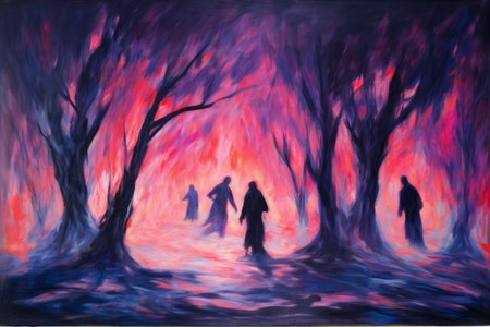 Elusive shadow walkers, slipping through the darkness and leaving no trace behind - Generative AIの素材