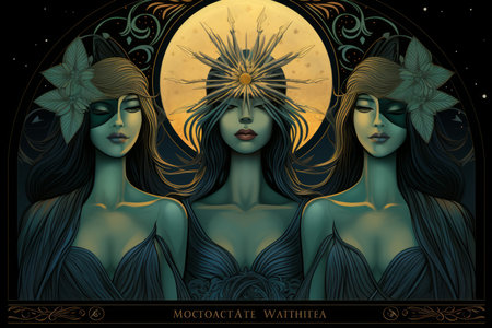 Hauntingly beautiful moonlit masquerades - Generative AIの素材