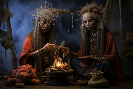 Enigmatic soul weavers - Generative AIの素材