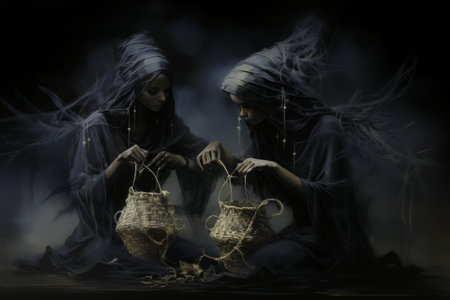 Enigmatic soul weavers - Generative AIの素材