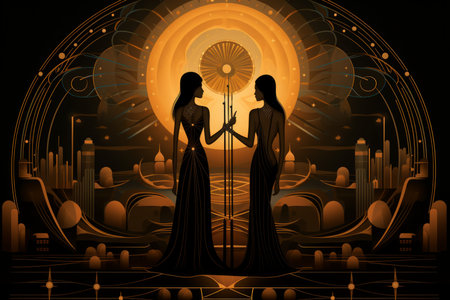 Enigmatic soul weavers - Generative AIの素材