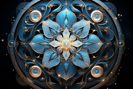 Ethereal moonstone portals - Generative AIの素材