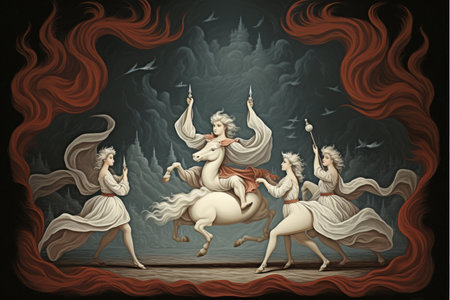 Whirling storm sirens - Generative AIの素材