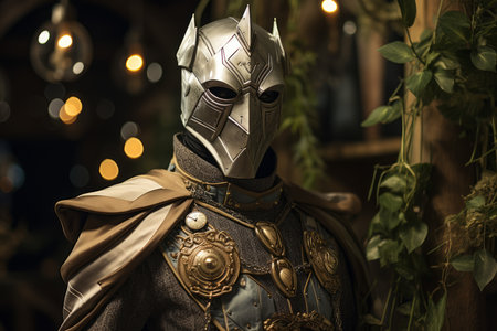 Stoic and honorable knight - Generative AIの素材