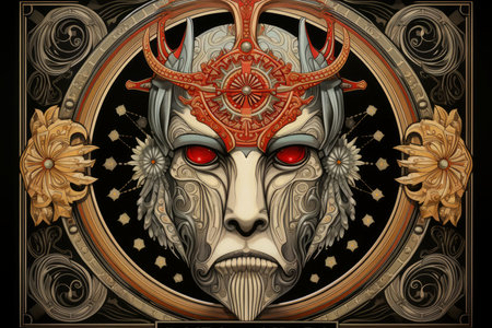Stoic and honorable knight - Generative AIの素材