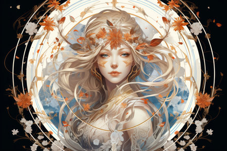 Graceful elven archer - Generative AIの素材