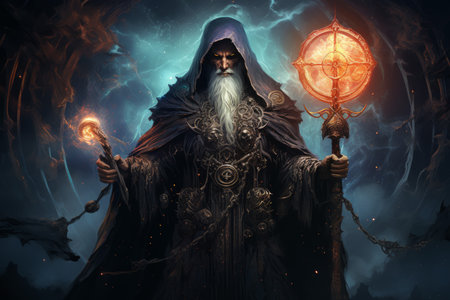 Powerful sorcerer - Generative AIの素材