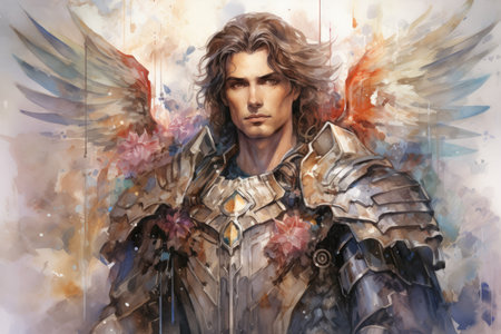 Holy paladin - Generative AIの素材