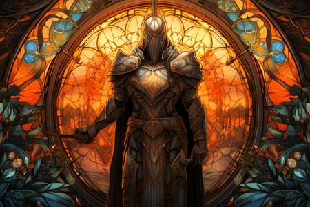 Holy paladin - Generative AIの素材