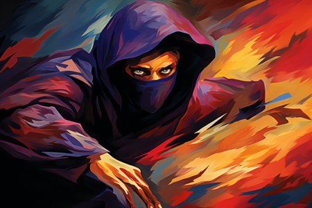 Deadly assassin - Generative AIの素材