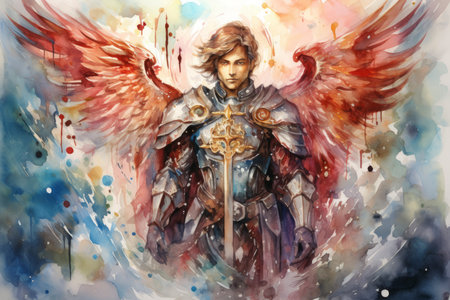 Holy paladin - Generative AIの素材