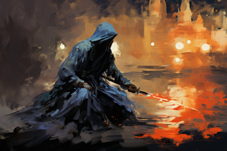 Deadly assassin - Generative AIの素材