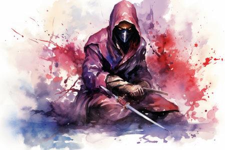 Deadly assassin - Generative AIの素材