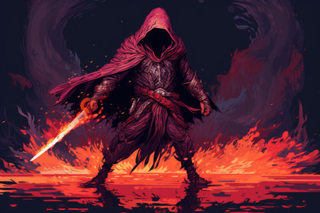 Deadly assassin - Generative AIの素材