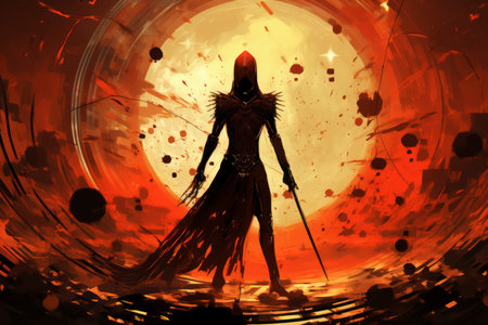 Deadly assassin - Generative AIの素材