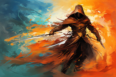 Deadly assassin - Generative AIの素材