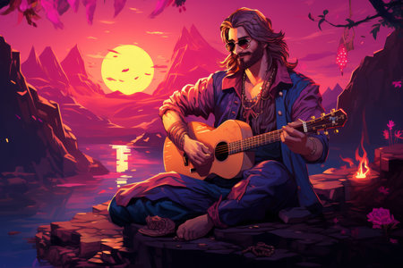 Charismatic bard - Generative AIの素材