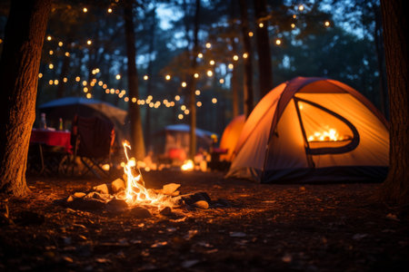 Camping - Generative AIの素材