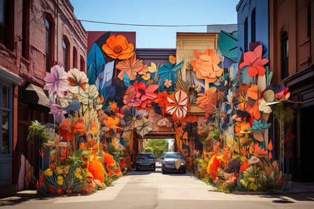 Street art - Generative AIの素材