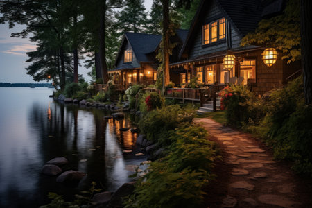 Summer cottages - Generative AIの素材