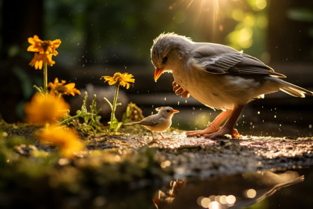 Summer wildlife photography - Generative AIの素材