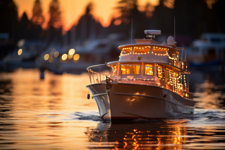 Summer boating - Generative AIの素材