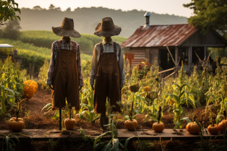 Scarecrows - Generative AIの素材